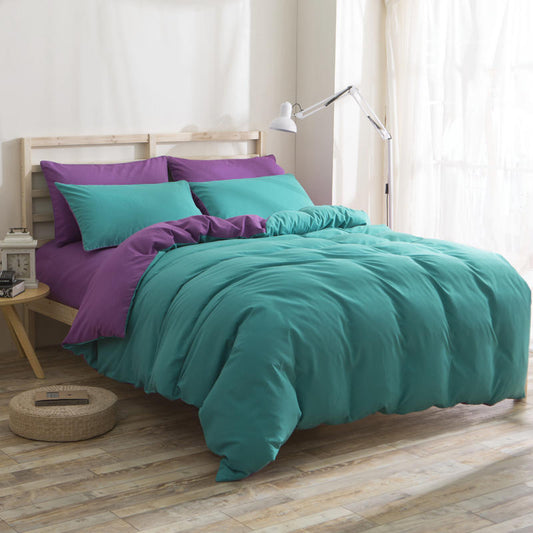 Solid color four-piece set