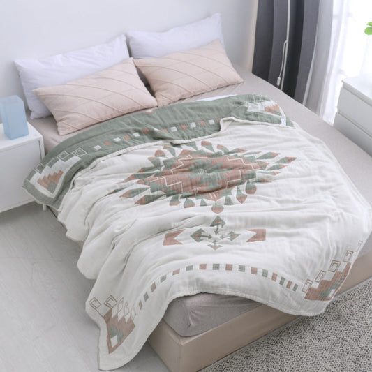 Nordic Style Cotton Towel Quilt Gauze Cotton Saor Style