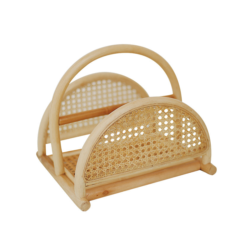 Rattan Magazine Rack