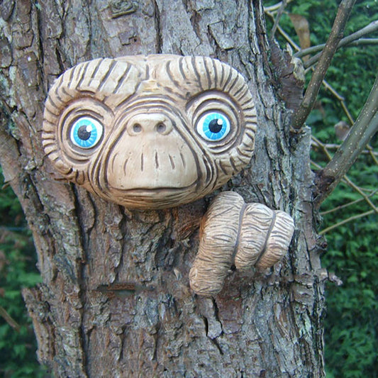 Garden Face Tree Decoration Old Man Tree Hugger Yard Art Decorations For Garden