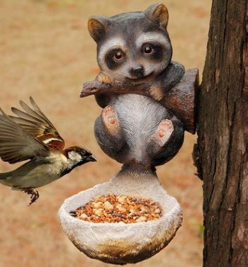 Bird Feeder Drinkers Bowls Yard Garden Decor
