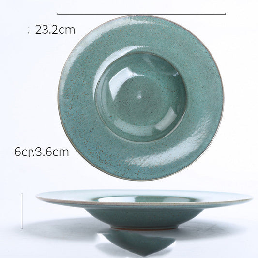 Ceramic Straw Hat Bowl Plate