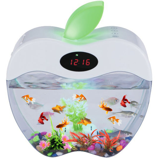 Smart USB Apple-Shaped Desktop Mini Fish Tank