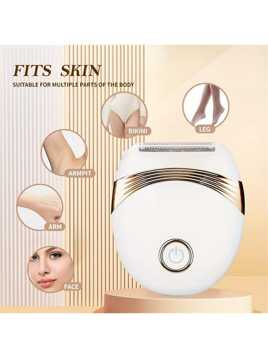 Electric Hair Removal Shaver For Women, Suitable For Bikini, Arms, Legs, Underarms, Facial And Private Parts