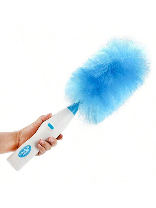Electric Dust Cleaner Static Dusting Brush Household Cleaning Brush Electric Feather Duster With Dust Collection For Dust Removal