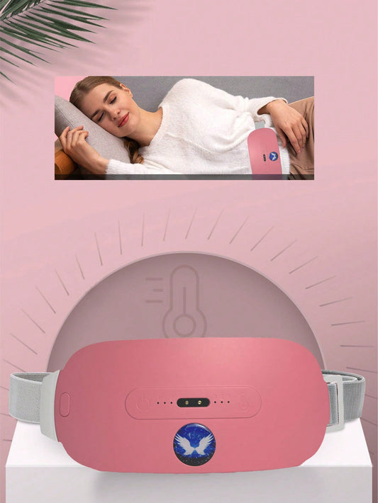1 Pc Smart Warm Belt Fast Heating Belly Wrap Belt Back Or Belly Heating Pad Heating And Vibration Massage Belt