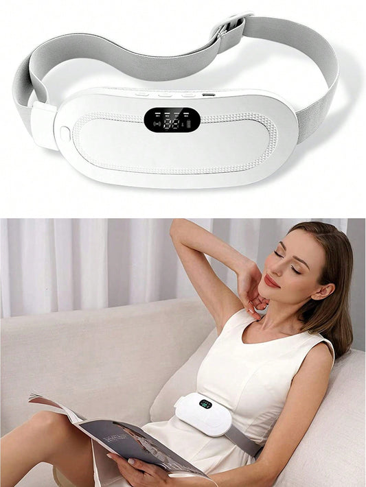 1 Pcs Smart Warm Belt Fast Heating Belly Wrap Belt Back Or Belly Heating Pad Heating And Vibration Massage Belt