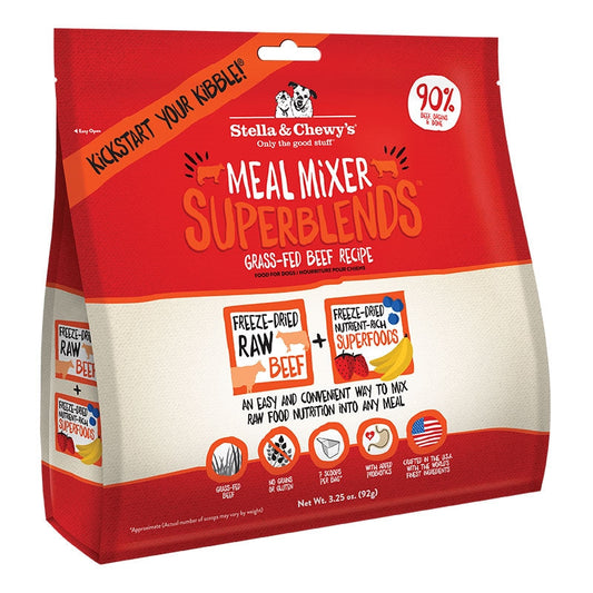 Stella And Chewys Dog Freeze-Dried Superblends Mixer Beef 3,25oz,