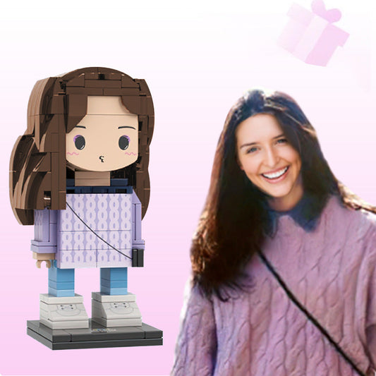 Full Body Customizable 1 Person Custom Brick Figures Small Particle Block Toy Block Lovers Gift