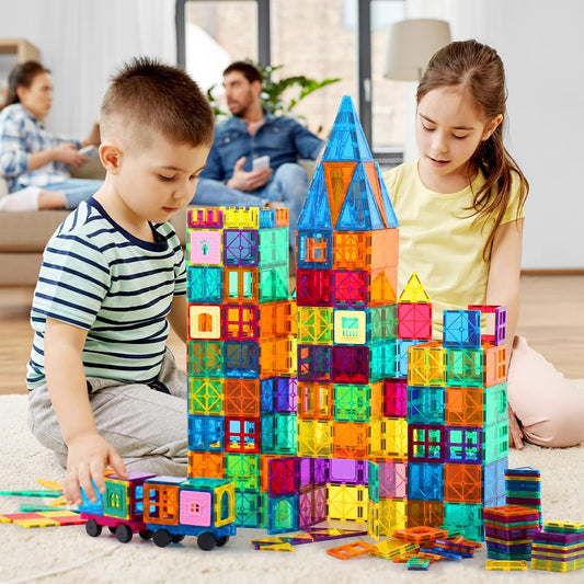 Building Blocks Toys for 3 4 5 6 7 8+Years Old Boys Girls,1.42 Inch Magnetic Cubes for Kids
