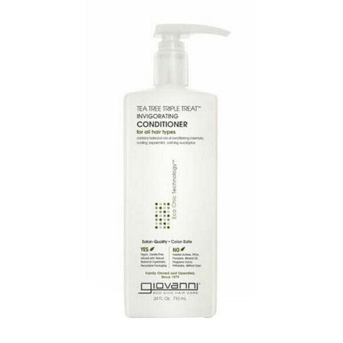 Giovanni Cosmetics, Tea Tree Triple Treat Invigorating Conditioner, 24 Fl Oz