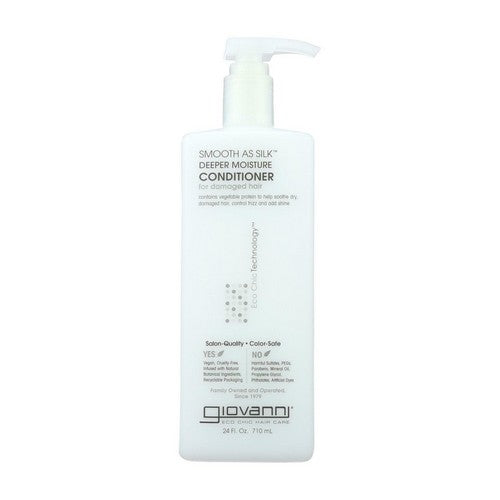 Giovanni Cosmetics, Smooth As Silk Deeper Moisture Conditioner, 24 Fl Oz