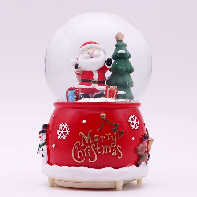 Music Luminous Christmas Snow globe