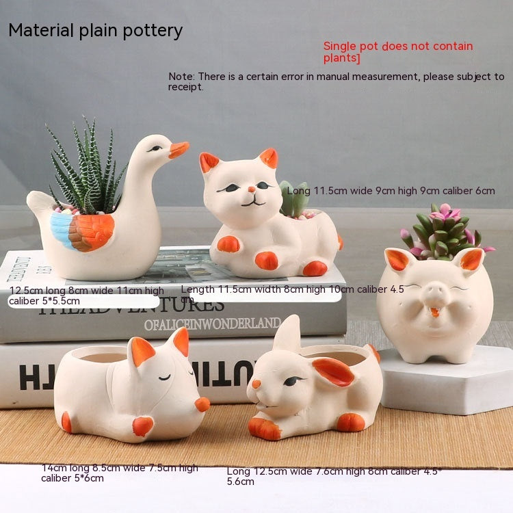 Succulent Small Flower Pot Stoneware