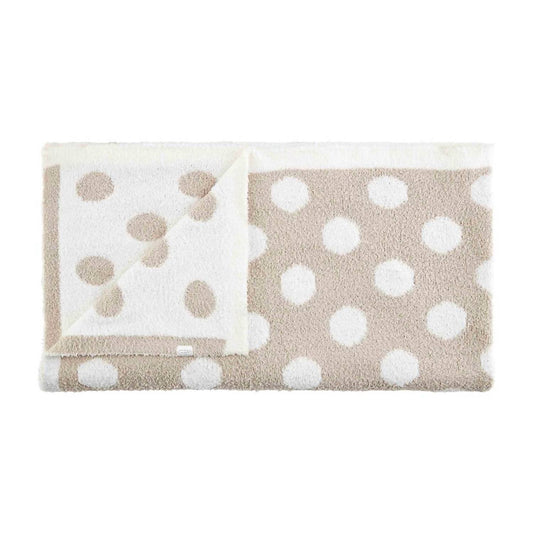 Chenille Knit Blankets In Beige