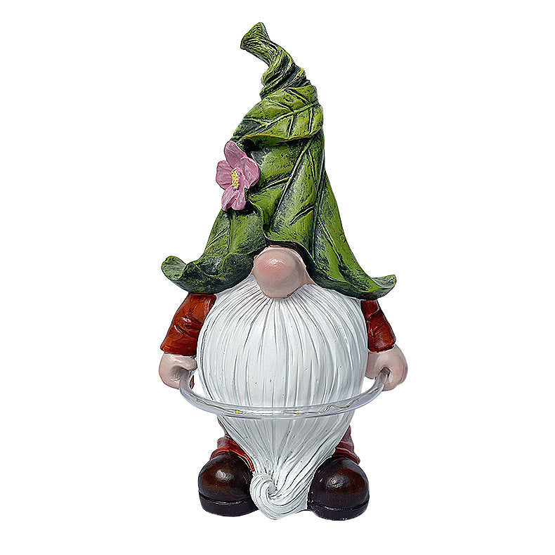 Creative Outdoor Solar Decorative Lamp Garden Crafts Resin Statue Ornaments GArden Decor