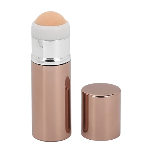 Oil absorbing Volcanic Roller, Reusable Portable Oily Skin Control Roller, Results Remove Excess Shine Rolling Stone with Foundation Brush for Oily Skin Care Oil Blotting Sheets