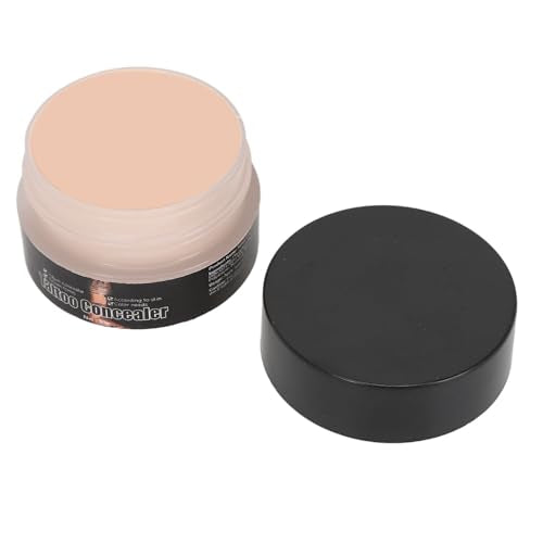 Tattoo Cover Up Makeup Waterproof Concealer for Dark Spots, Scars, Vitiligo Body Makeup for Men Women, Long Lasting Coverage, Easy to Apply and Remove Tattoo Cover Up Cream