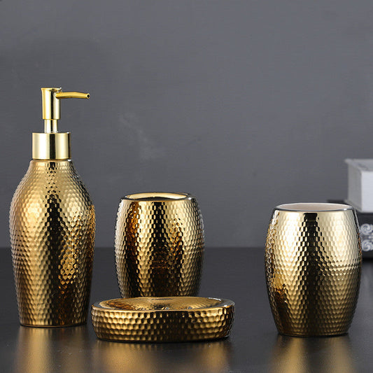 Ceramic Four-piece Wash Bathroom Set
