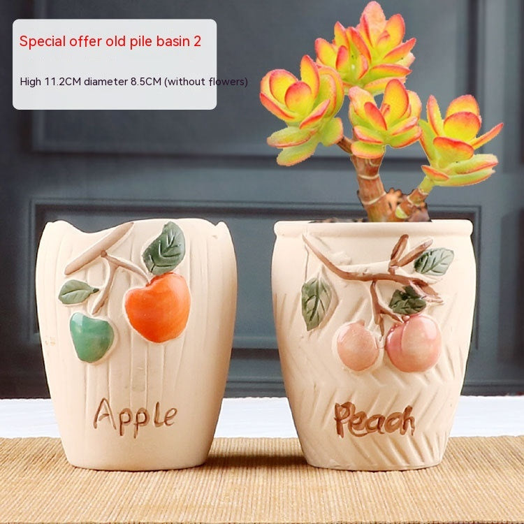 Succulent Small Flower Pot Stoneware