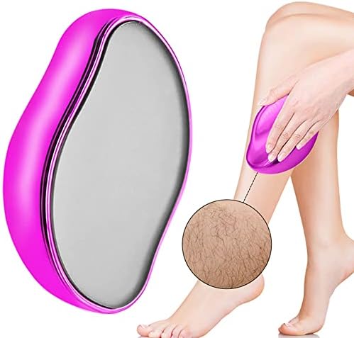 OFOSG Crystal Hair Eraser, Crystal Hair Removal Suitable for Men and Women Painless exfoliating Crystal Hair Removal Tool, Magic Crystal Hair Remover for Legs, Back, Arms (Black)