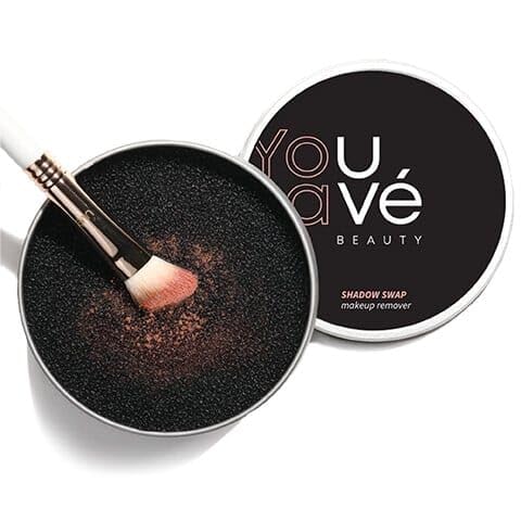 UVe Beauty Color Removal Cleaner Sponge, 3 Seconds To Clean Makeup Brushes Without Water or Chemical Solutions, No Drying Time - Switch Eyeshadow Color Immediately