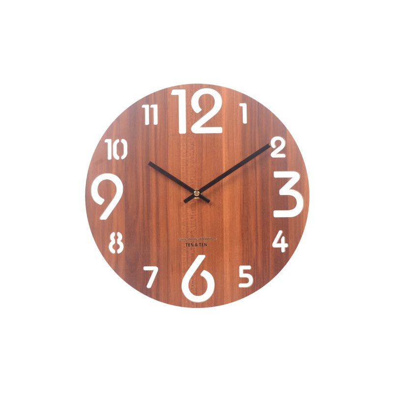 Stylish Nordic Minimalist Wooden Wall Clock Saor Style