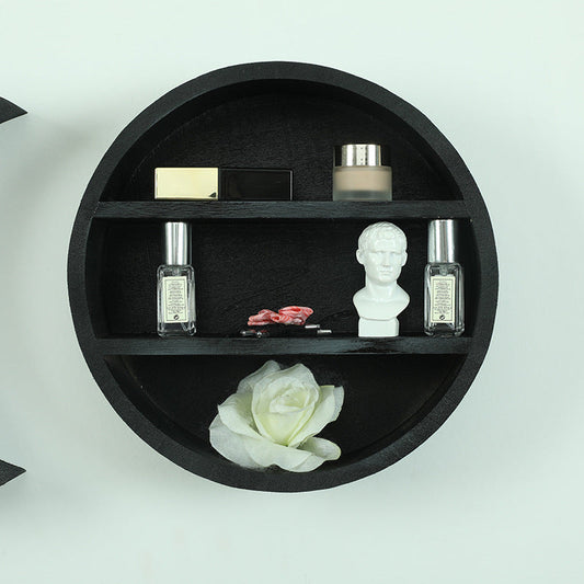 Wooden Moon Decoration Shelf