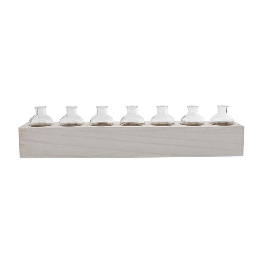Bud Glass Block Vase Stand