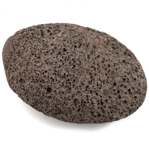 PHOGARY Natural Pumice Stone for Feet, 1 Pack Volcanic Lava Foot Stone Pedicure Tools Hard Skin Callus Remover for Feet and Hands - Natural Foot File Exfoliation to Remove Dead Skin-Black Foot Pumice