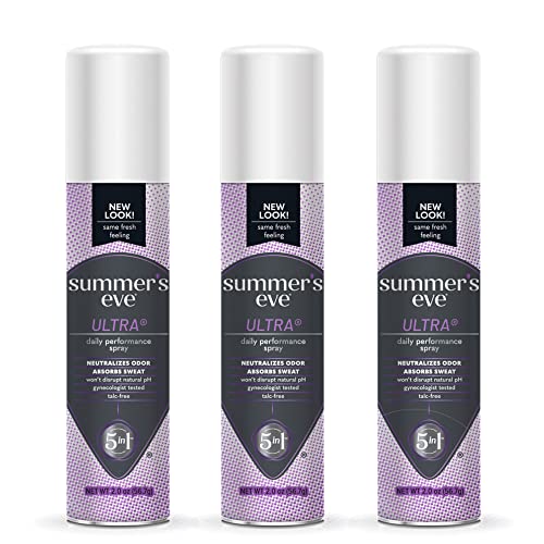 3 Pack Summer's Eve Ultra Daily Active Feminine Spray 2 oz
