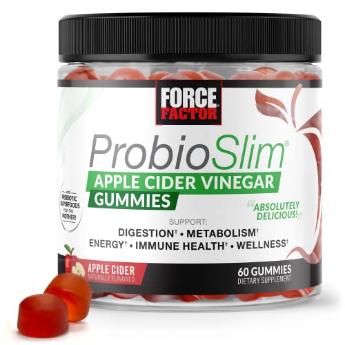 Force Factor ProbioSlim Apple Cider Vinegar Gummies 60 Count