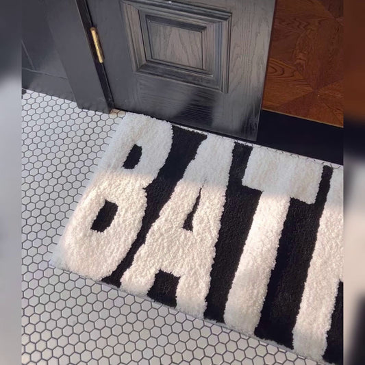 Tufted Absorbent Mat Bathroom Bedroom