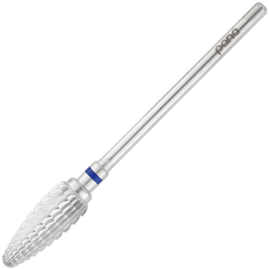 Pana 3/32" Safety Bit Nail Carbide Bit - For Electric Dremel Drill Machine (Medium, Large Cone - Silver)
