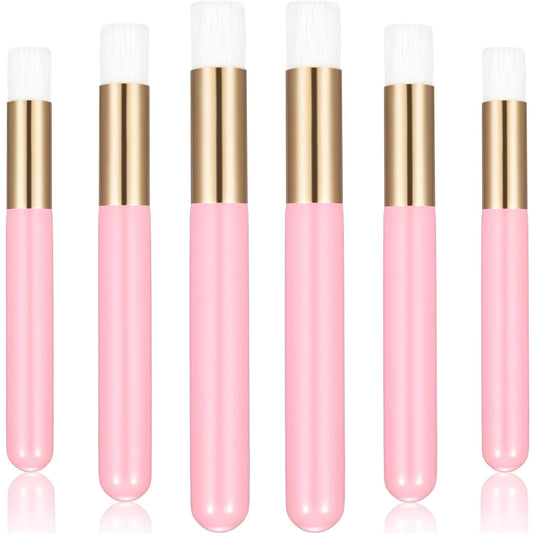 20 Pieces Lash Shampoo Brushes, Peel Off Blackhead Brush Remover Tool, Nose Pore Deep Cleaning Brush, Facial Cleansing Brushes, Eyelash Extensions Blackhead Brush Washing Brush Lash Cleanser (Pink)