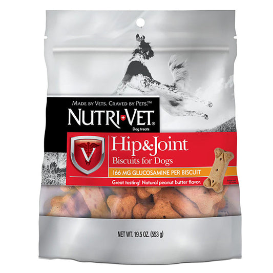Nutri-Vet Hip & Joint Dog Biscuits Peanut Butter 1ea/SM, 19,5 oz