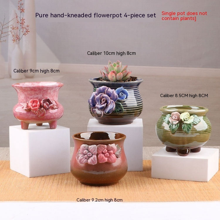 Succulent Small Flower Pot Stoneware