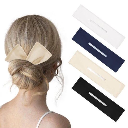 4 Pieces Deft Bun for Hair Maker Donut Buns Hair Styling Hair Accessories for Women Girls Kids Twister Lazy French Hair Curler Hair Tie