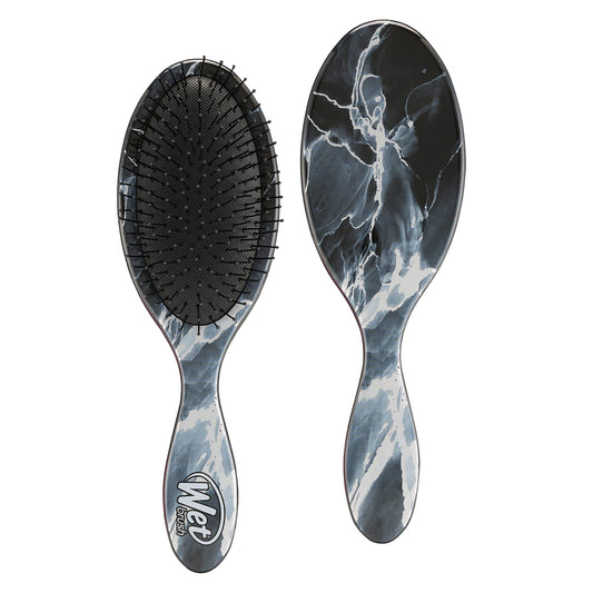 Wet Brush Original Detangler Hair Brush - Onyx (Metallic Marble) - All Hair Types - Ultra-Soft IntelliFlex Bristles Glide Through Tangles with Ease - Pain-Free Comb for Men, Women, Boys and Girls