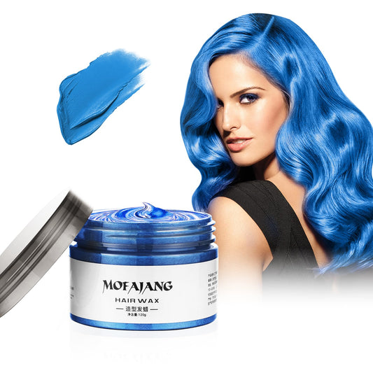 Temporary Hair Color Chalk For Kids, Hair Wax Color For 4 5 6 7 8 9 Year Old Girl Gifts, Birthday,Party, Cosplay DIY, Children's Day, Halloween, Christmas (Blue)
