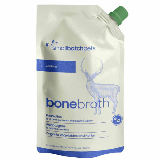 Small Batch Shelf Stable Venison Bone Broth - 16oz,