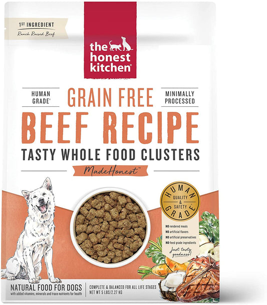 The Honest Kitchen Dog Clusters Grain Free Beef 1 Lbs, Trial