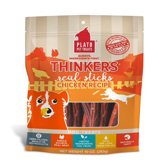 Plato Thinkers Chicken Recipe Dog Treats; 6,5oz,
