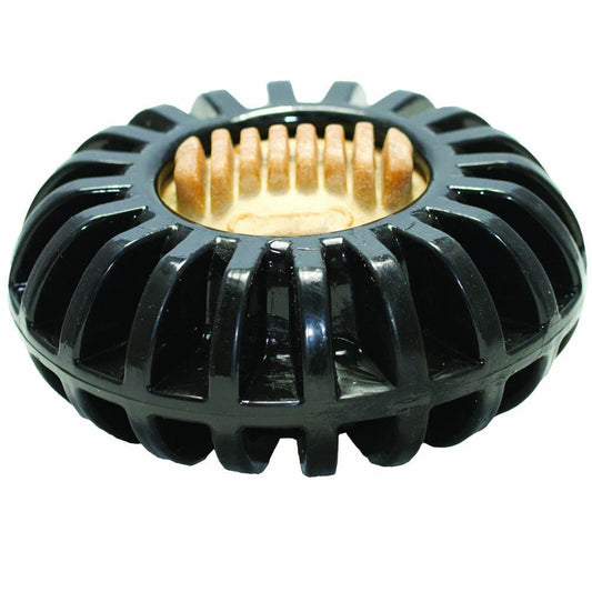 Starmark Dog Toy Treat Wheeler Black 1ea/SM, 2,5 in