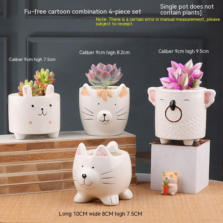 Succulent Small Flower Pot Stoneware