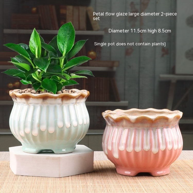 Succulent Small Flower Pot Stoneware