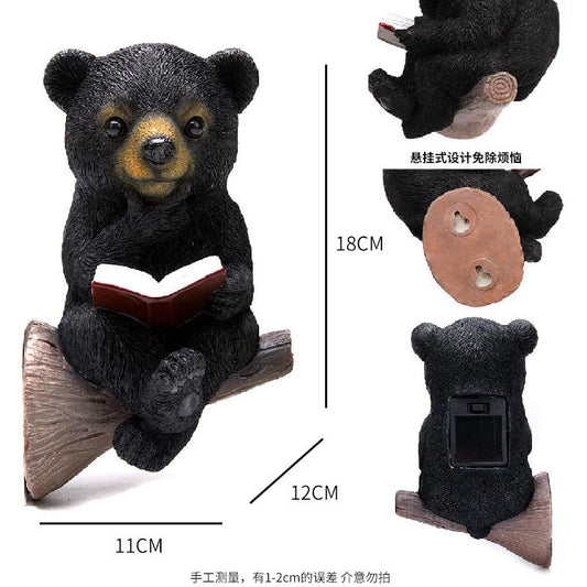 Bear Garden Solar Light Ornaments For Garden