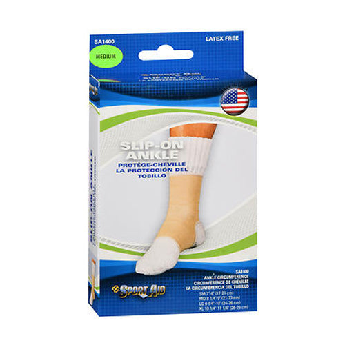Sport Aid, Sport Aid Slip-On Ankle Support, Medium each