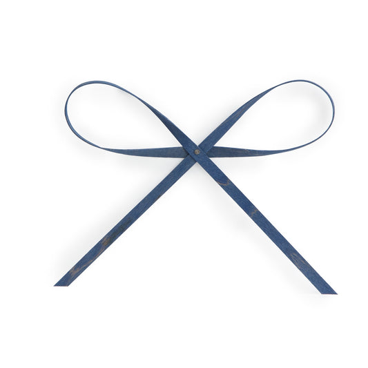 Regal Blue Bow