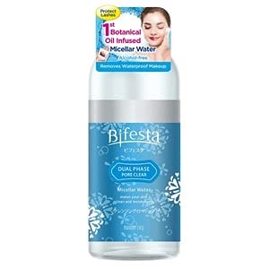 Bifesta Japan Pore Clear Cleansing Water Makeup Remover 360Ml (1Pc)